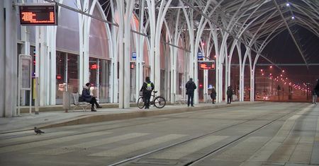 Strajk ostrzegawczy kierowców komunikacji miejskiej w Łodzi