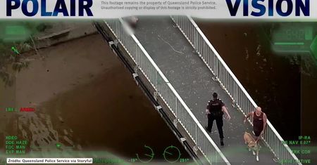 Podejrzany uciekał przed policją samochodem, a następnie na piechotę. Powalił go mężczyzna spacerujący z psem