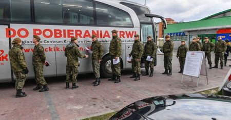 Prawie 95 litrów krwi oddali podchorążowie przez ostatnie 3 dni