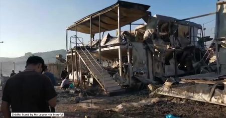 Pożar na Lesbos. Zniszczony największy obóz dla uchodźców w Europie