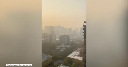 Seattle zasnute dymem z pożarów lasów