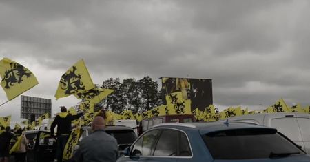 Protest flamandzkich nacjonalistów