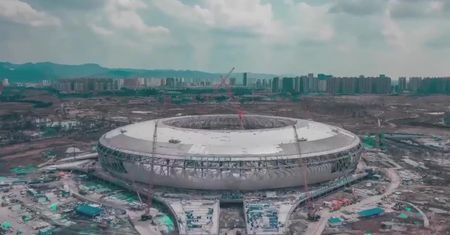 Budowa stadionu na letnią uniwersjadę w 2021 roku postępuje zgodnie z planem