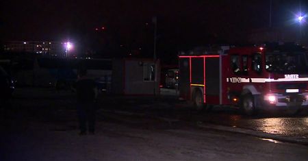 Pięć autokarów spłonęło na parkingu w Krakowie. Nikt nie ucierpiał