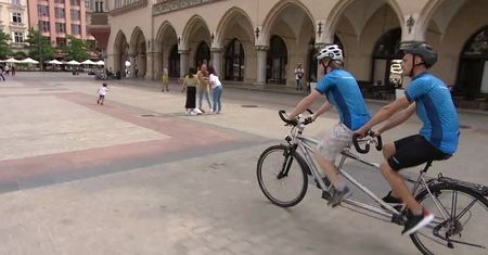 Trzech niewidomych wyrusza na rowerach z Krakowa do Santiago de Compostela. Przejadą 3600 kilometrów