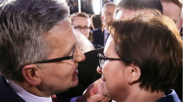 Bronisław Komorowski i Ewa Kopacz