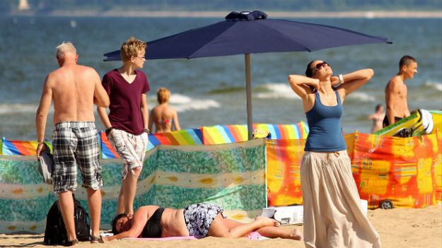 plaża w Sopocie