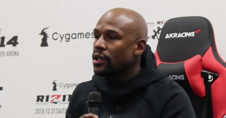Floyd Mayweather potrzebował jedynie 139 sekund na znokautowanie Tenshina Nasukawy. “To wielki mistrz i młody, głodny lew. Chodziło do dobrą zabawę”