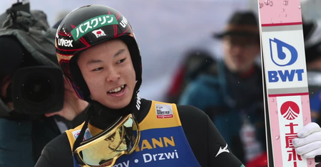 Ryoyu Kobayashi przeszedł do historii!Wygrał wszystkie konkursy Turnieju Czterech Skoczni