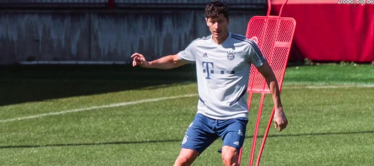 Robert Lewandowski wrócił do treningów. Specjalne środki ostrożności podczas zajęć Bayernu