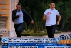 Spektakularny upadek Kuźniara na wizji