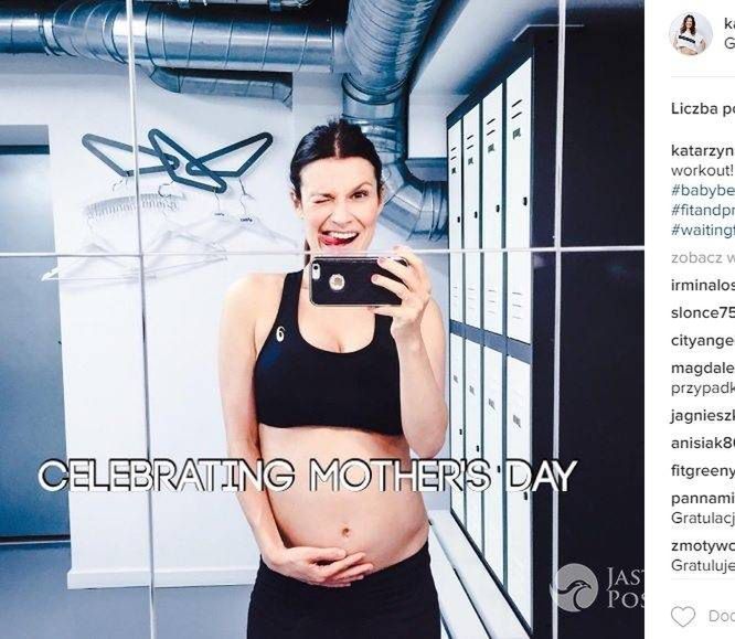 Katarzyna Kępka pokazała ciążowy brzuszek