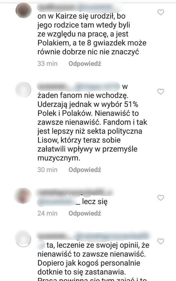 Dyskusja pod komentarzem Taco Hemingwaya