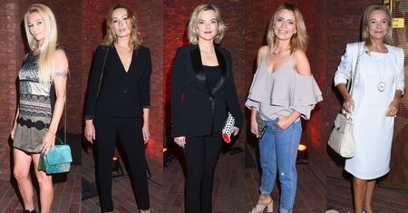 Gwiazdy na pokazie marki KOSSMANN: Monika Zamachowska, Ewa Pacuła, Marta Dąbrowska, Anna Dec, Laura Łącz