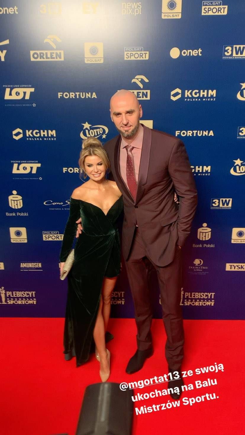 Marcin Gortat i Żaneta Stanisławska na Gali Mistrzów Sportu 2020