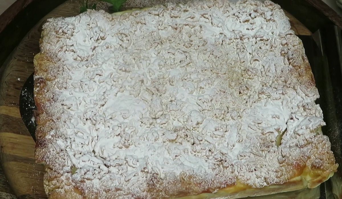 przepis na ciasto styropian - Pyszności; foto: kadr z materiału na kanale YouTube: Pani M - kuchnia smakowita
