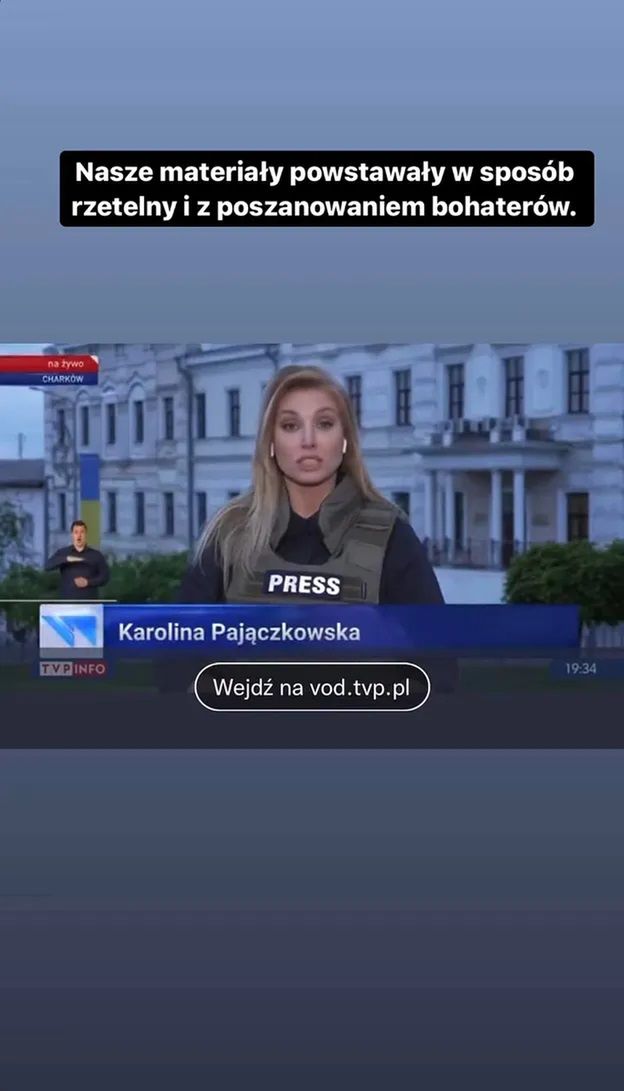 Karolina Pajączkowska wróciła z Ukrainy