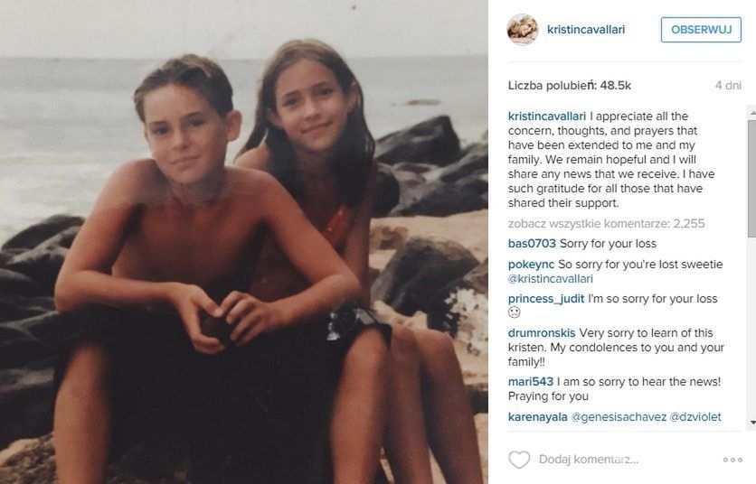 Nie żyje brat popularnej, amerykańskiej aktorki Kristin Cavallari