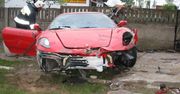 Wypadek Ferrari F430 w Krotoszynie