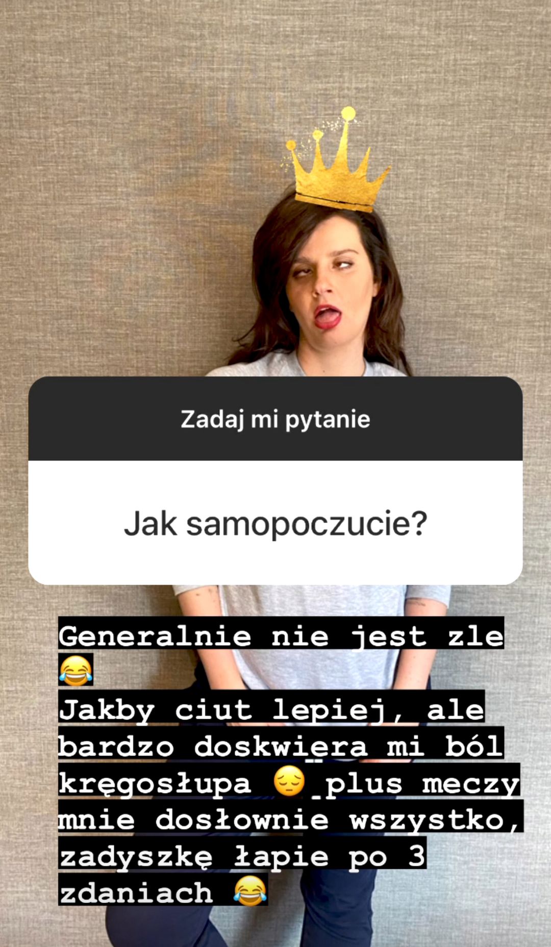 Zosia Zborowska odpowiada na pytania