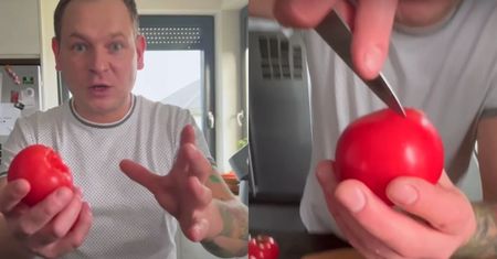 Pokazał, jak obiera się pomidory. Ten trik stosują najlepsi kucharze