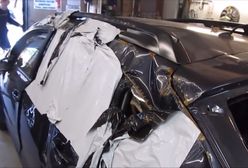 Powypadkowa naprawa w wykonaniu Litwina - przeszczep dachu