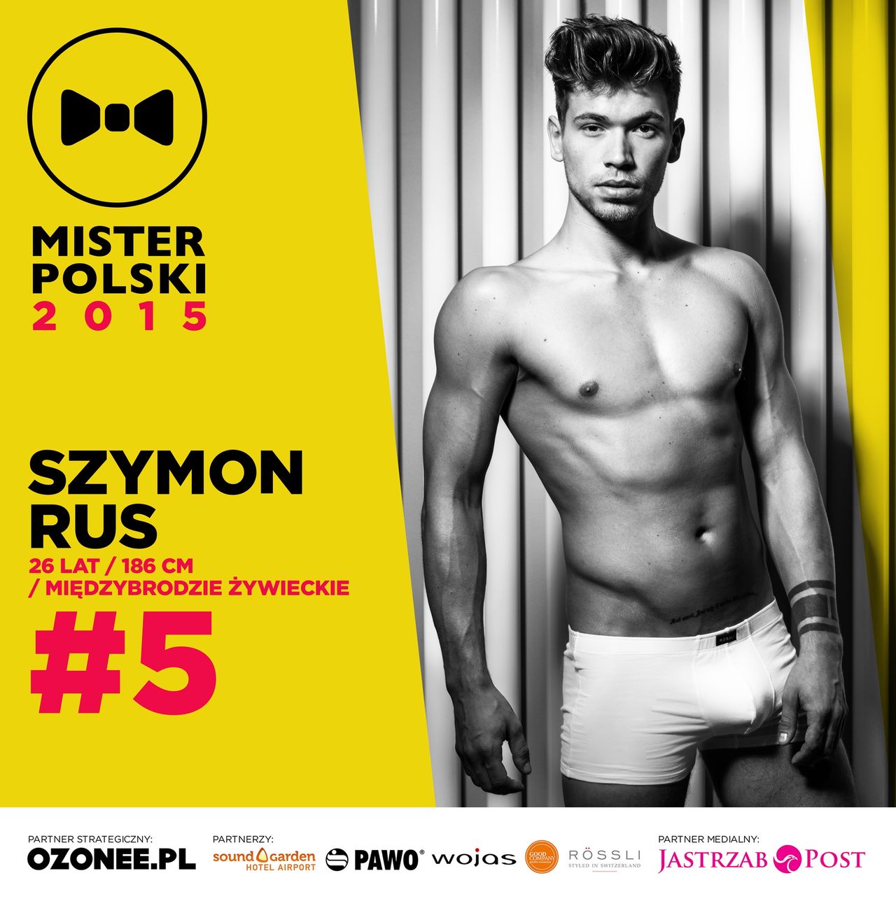 Szymon Rus - nr 5 - Mister Polski 2015