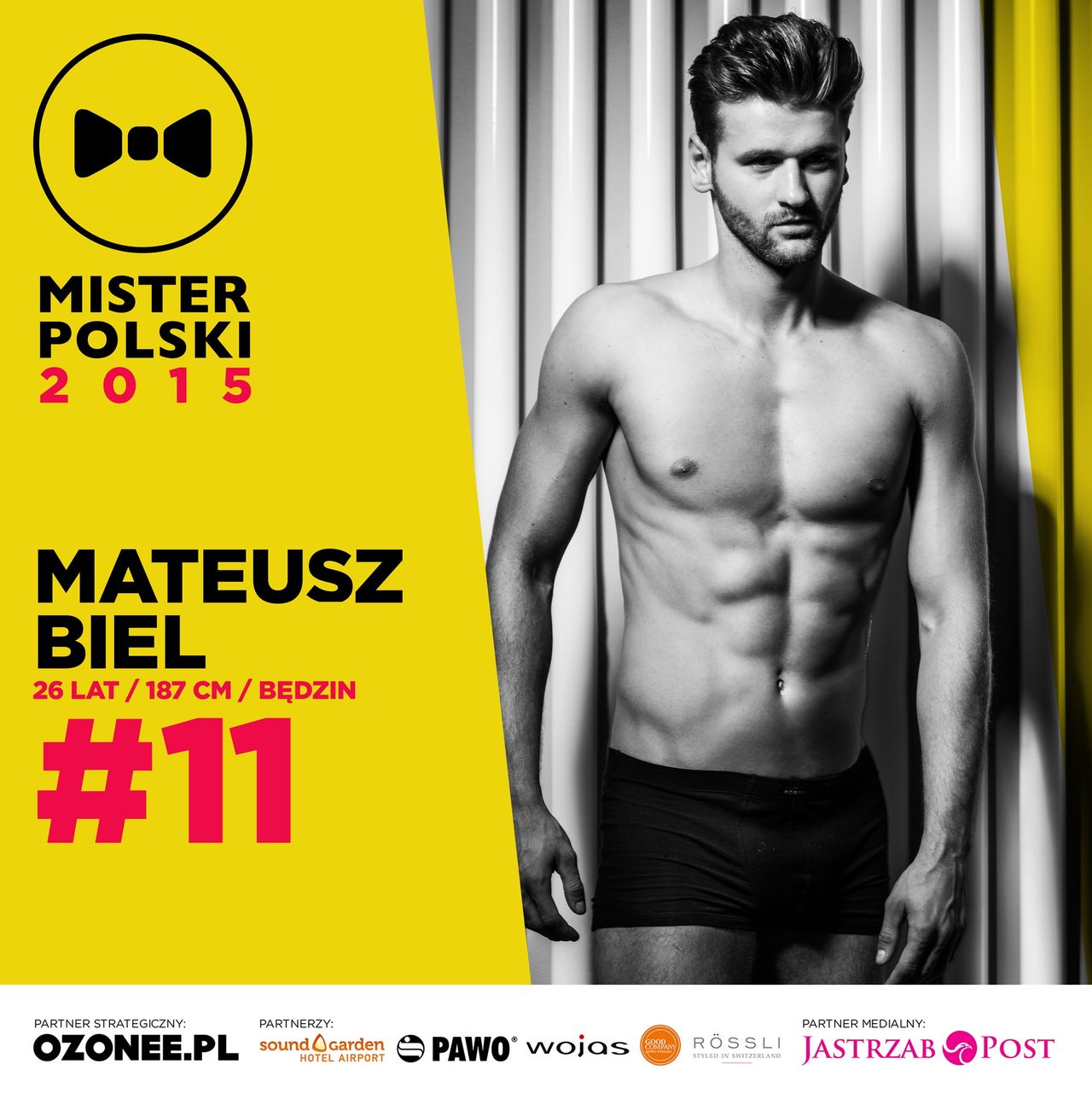 Mateusz Biel - nr 11 - Mister Polski 2015