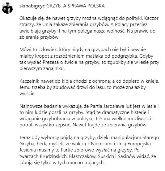 Krzysztof Skiba ostro o Jarosławie Kaczyńskim
