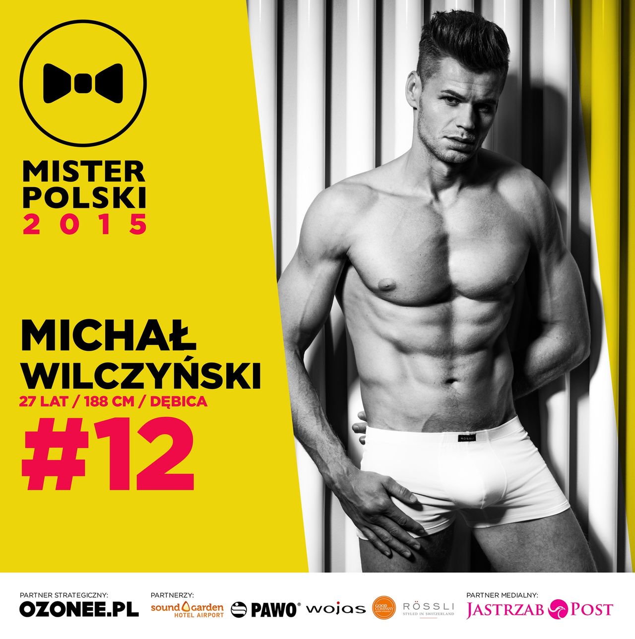 Michał Wilczyński - nr 12 - Mister Polski 2015
