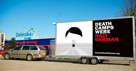 Akcja #GermanDeathCamps w nowej odsłonie. Specjalny billboard ruszy pod siedzibę ZDF