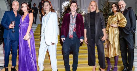 Gwiazdy na Świątecznym Toaście Vogue Poland: Joanna Kulig, Agnieszka Grochowska, Marcin Tyszka