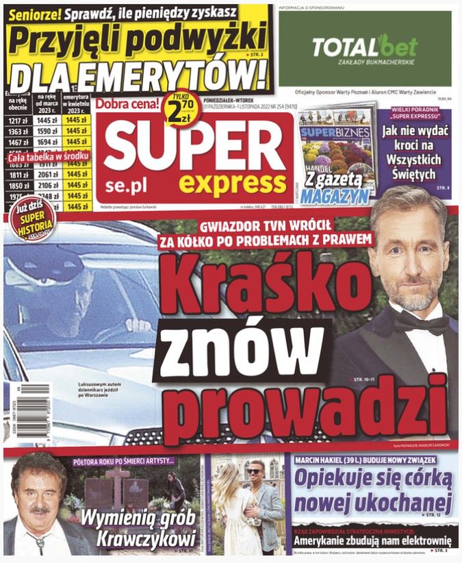 Okładka Super Expressu