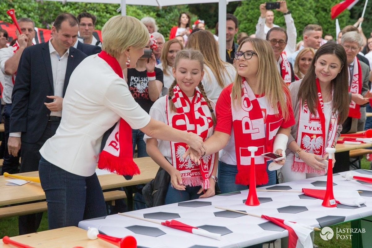 Andrzej Duda przed meczem Polska-Portugalia na EURO 2016