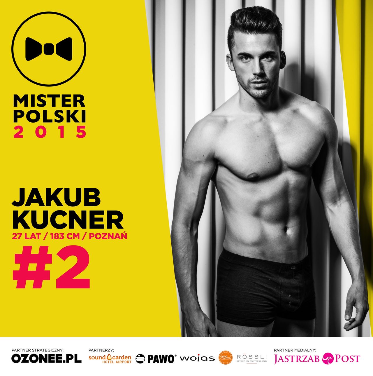 Jakub Kucner - nr 2 - Mister Polski 2015