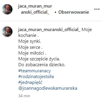 Jacek Murański oddał hołd Mateuszowi