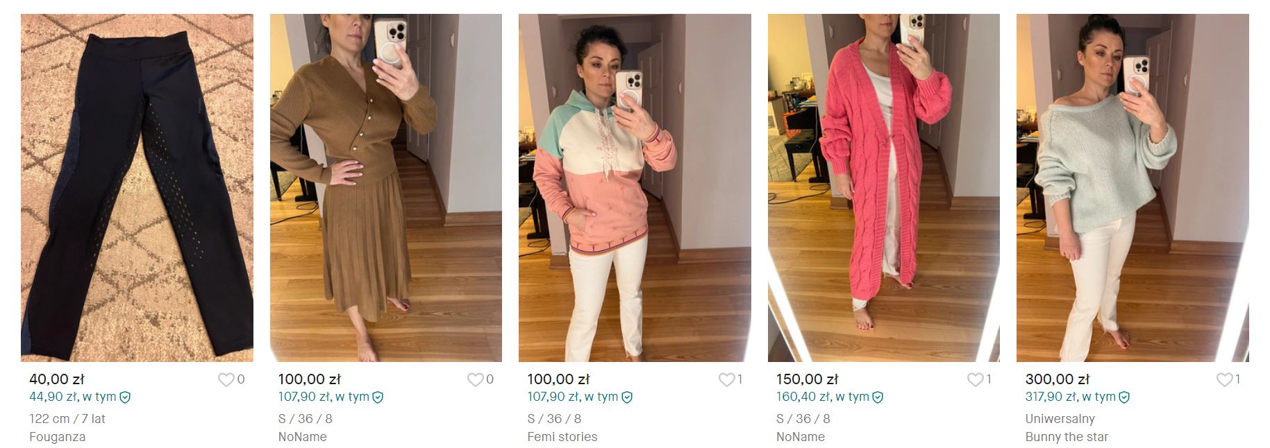 Kasia Cichopek sprzedaje swoje używane ubrania (fot. zrzut ekranu z Vinted)