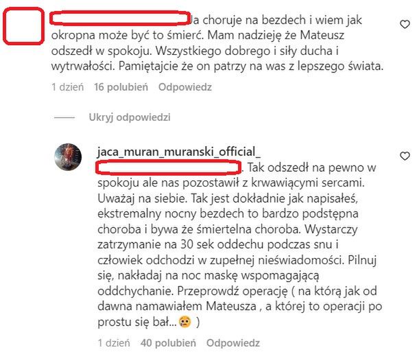 Jacek Murański ostrzega fanów