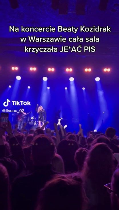 Beata Kozidrak zareagowała na okrzyki na koncercie