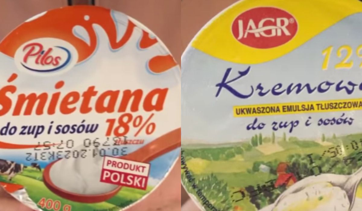 jak odróżnić śmietanę od produktu śmietanopodobnego? - Pyszności; foto: Facebook; konto: Katarzyna Bosacka "Wiem co jem"