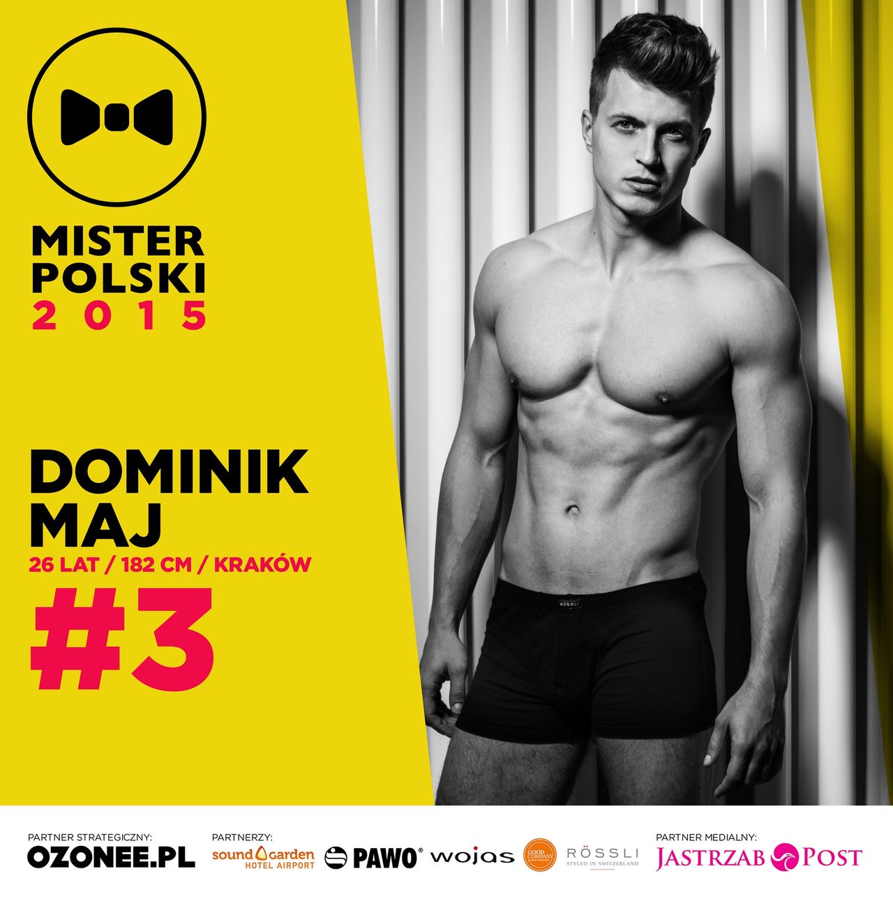 Dominik Maj - nr 3 - Mister Polski 2015