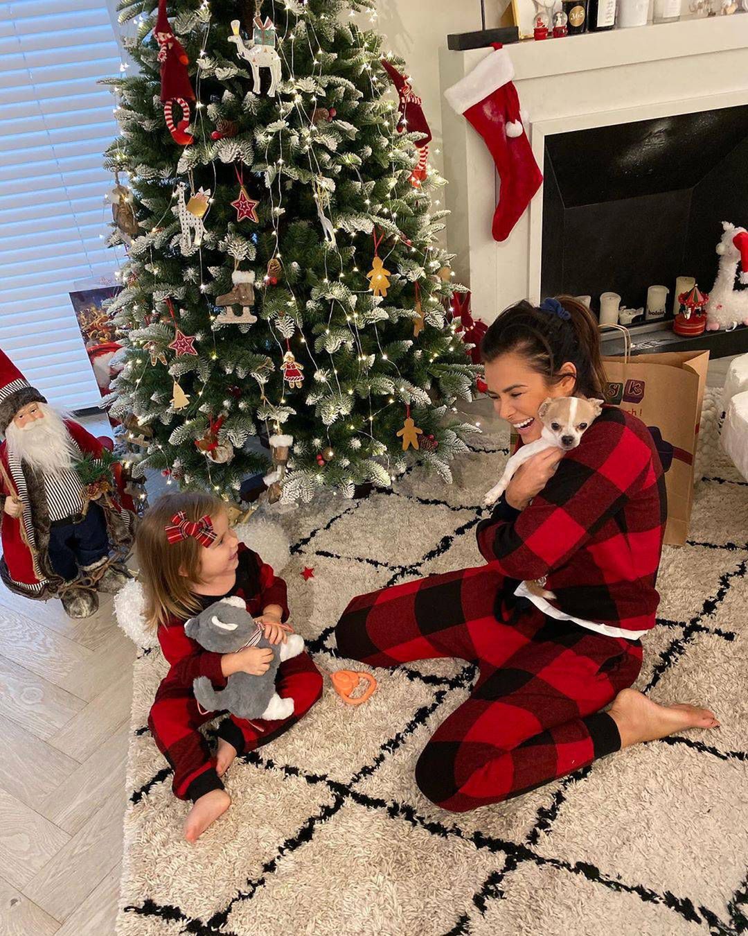 Natalia Siwiec i jej córka Mia - święta 2019