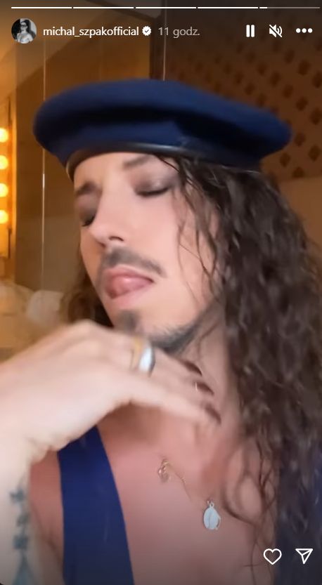 Michał Szpak na wakacjach