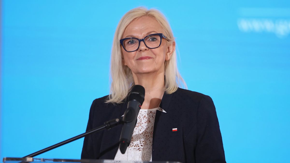 Bożena Borys-Szopa, minister rodziny, pracy i polityki społecznej.