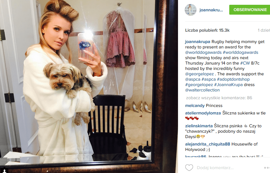 Joanna Krupa szykuje się na galę