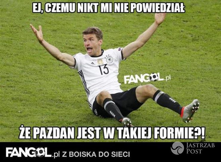 Mecz Polska-Niemcy na EURO 2016. Najlepsze memy z piłkarzami