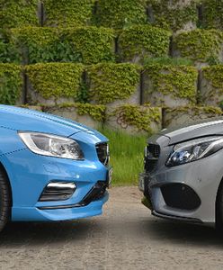 Dwa bieguny mocy: Volvo S60 Polestar i Mercedes C 450 AMG