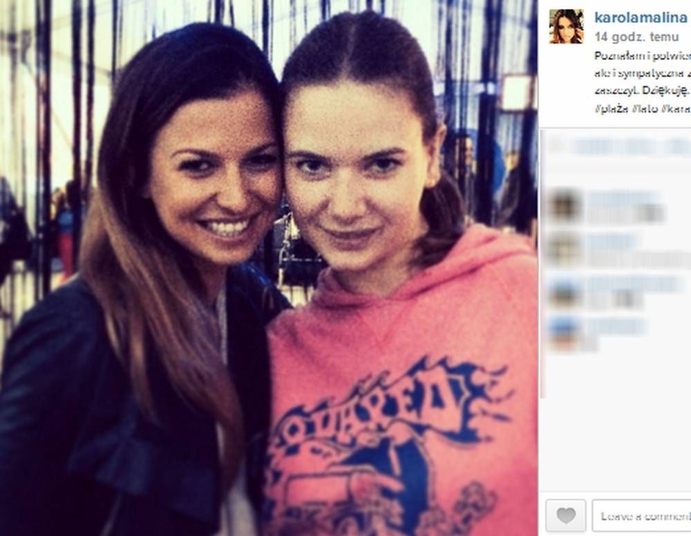 Anna Lewandowska i Karolina Malinowska

Fotografia: screen z Instagram.com
