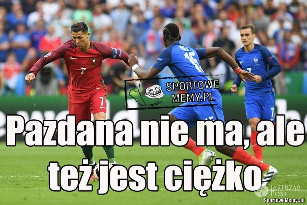 Mecz Francja-Portugalia memy EURO 2016