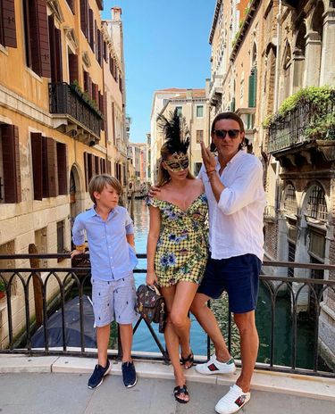 Małgorzata Rozenek z rodziną na wakacjach w Wenecji